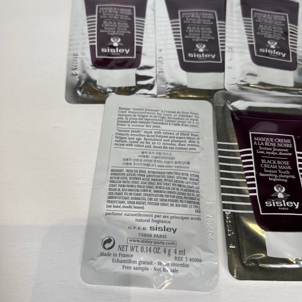 Sisley Black Rose Mask Packets 5 - Picture 7 of 7